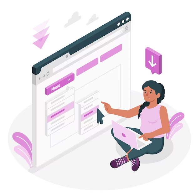 ilustracion concepto menu desplegable 114360 4501