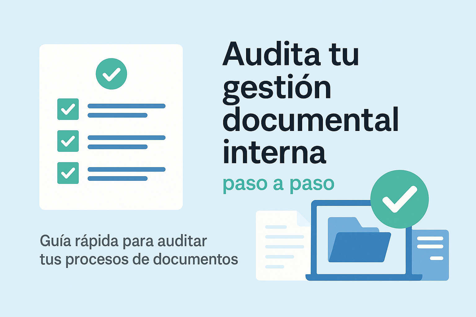 Checklist para auditar tu gestión documental interna